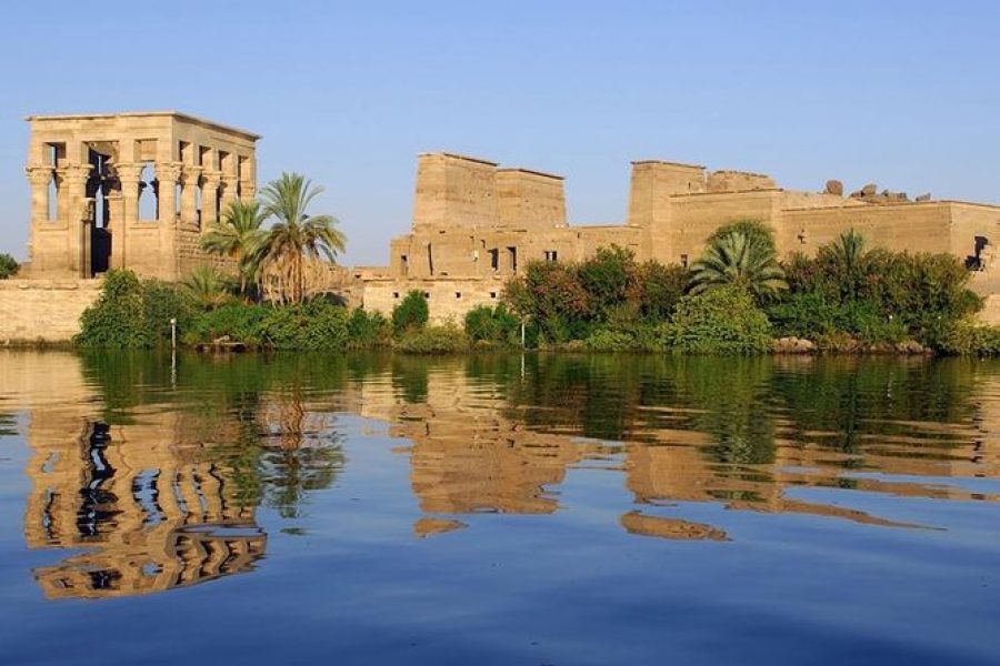 Presa de Asuán, Templo de Philae y Obelisco Inacabado